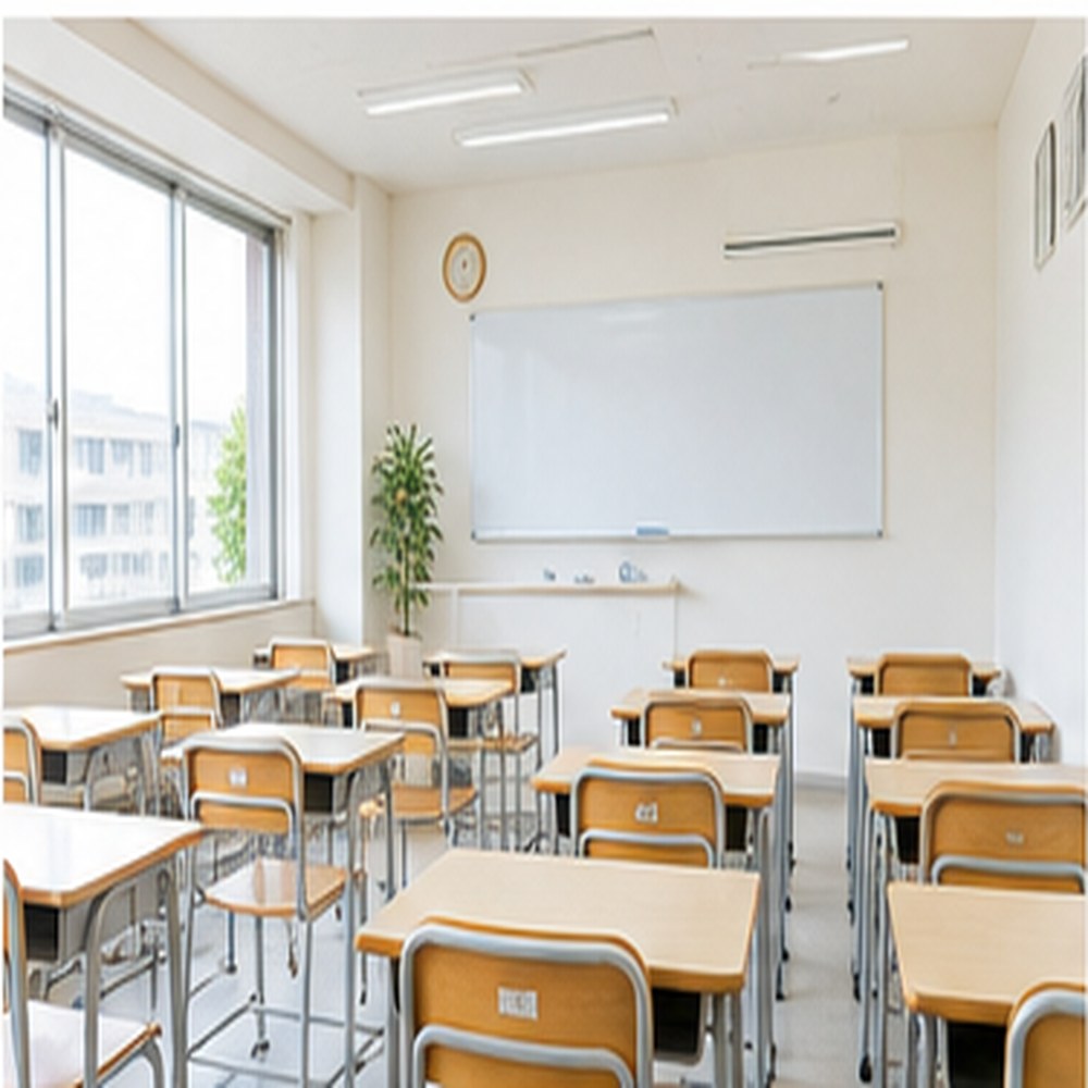 デモら学院の教室風景