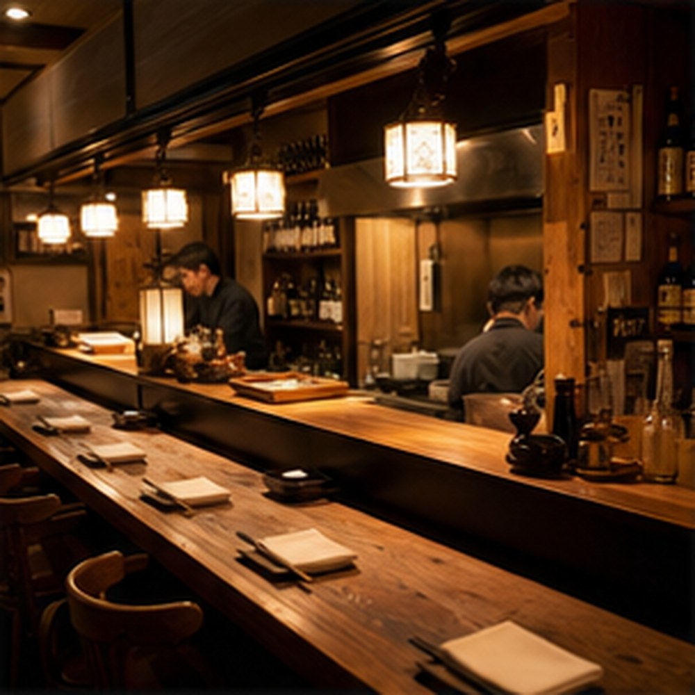 酒場 デモと猫の店内